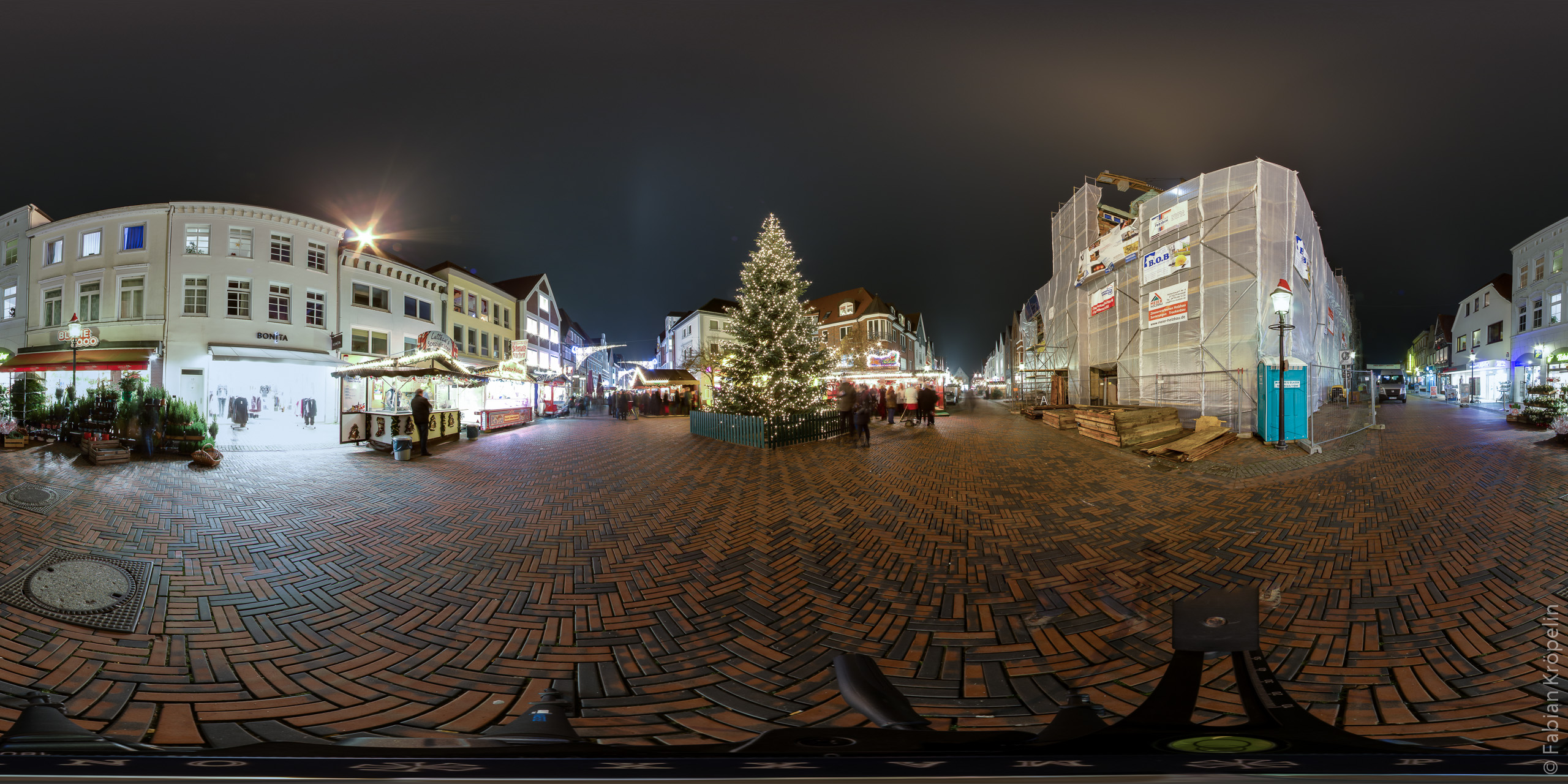 Panorama Buxtehuder Weihnachtsmarkt
